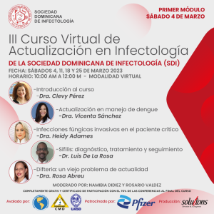 III Curso Virtual de Actualización en Infectología de la Sociedad DOminicana de Infectología (SDI)